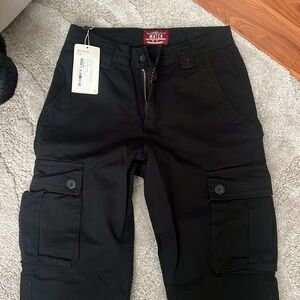 NWT Black Cargo Pants
